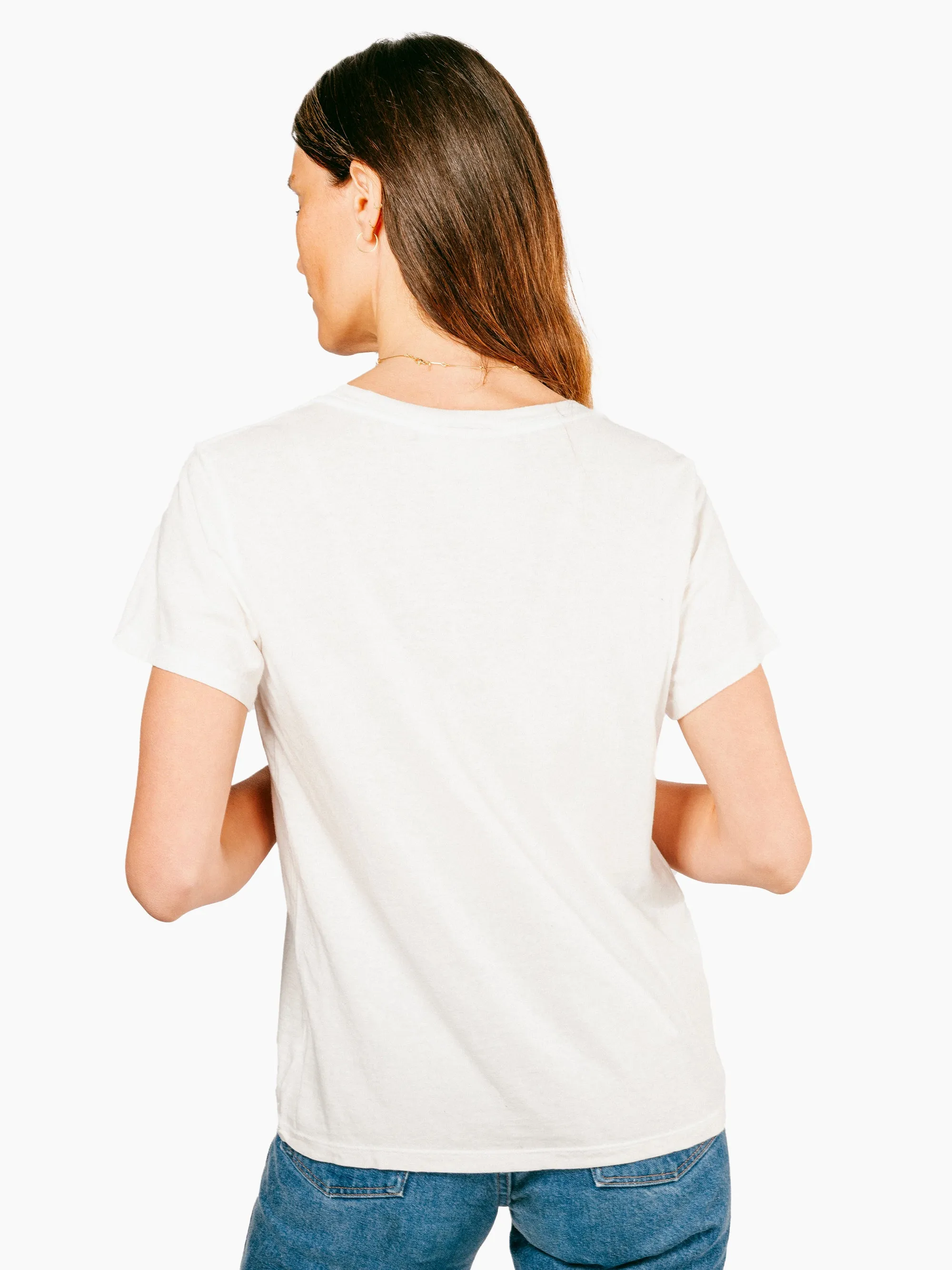 Ojai Tee | Washed White