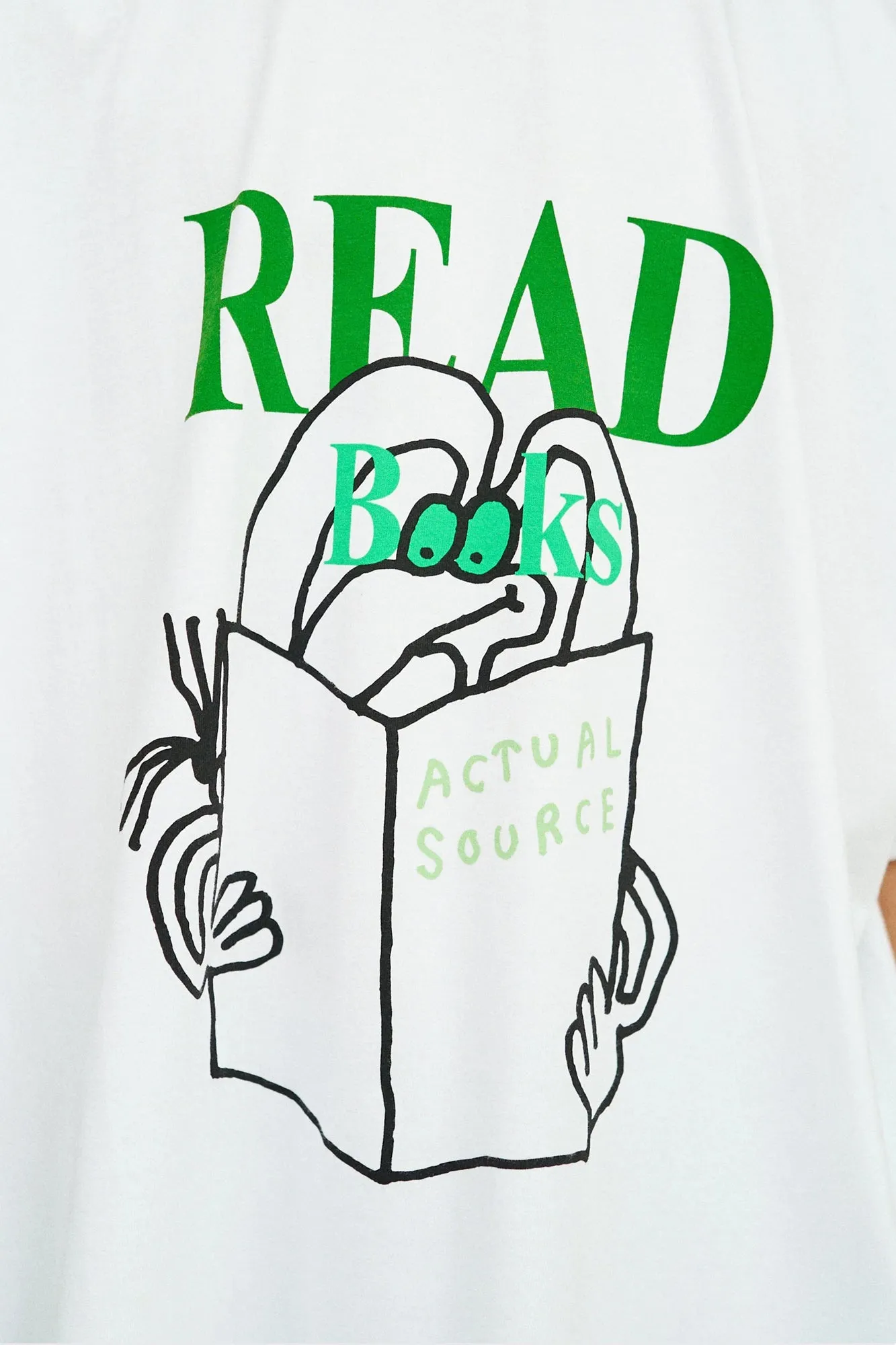 Oversized Tee “READ” (Green)