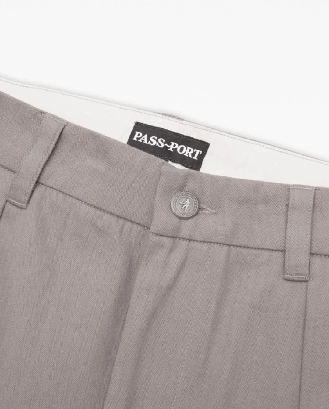 Passport - Herringbone Leagues Club Pant - Grey