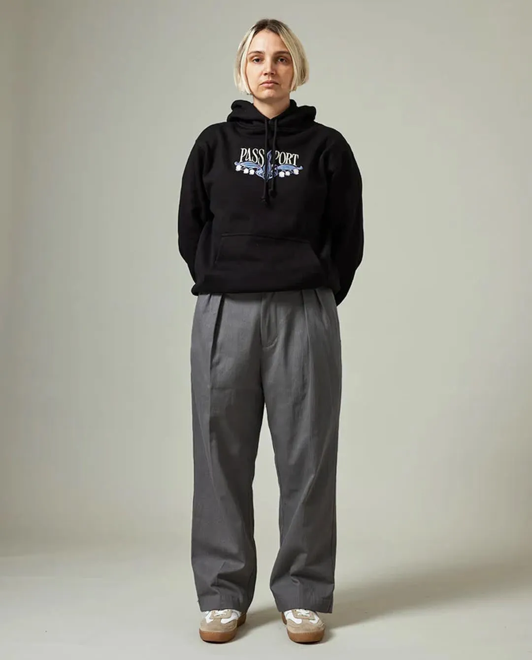 Passport - Herringbone Leagues Club Pant - Grey