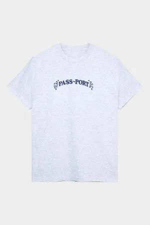 PASS~PORT SWEATY PUFF PRINT TEE - LIGHT GREY