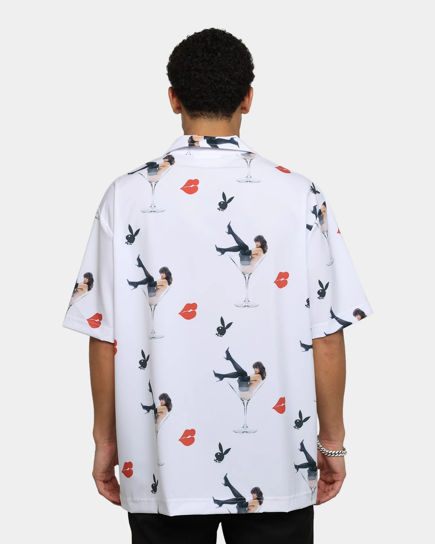 Playboy By CK Cocktail Party Shirt White