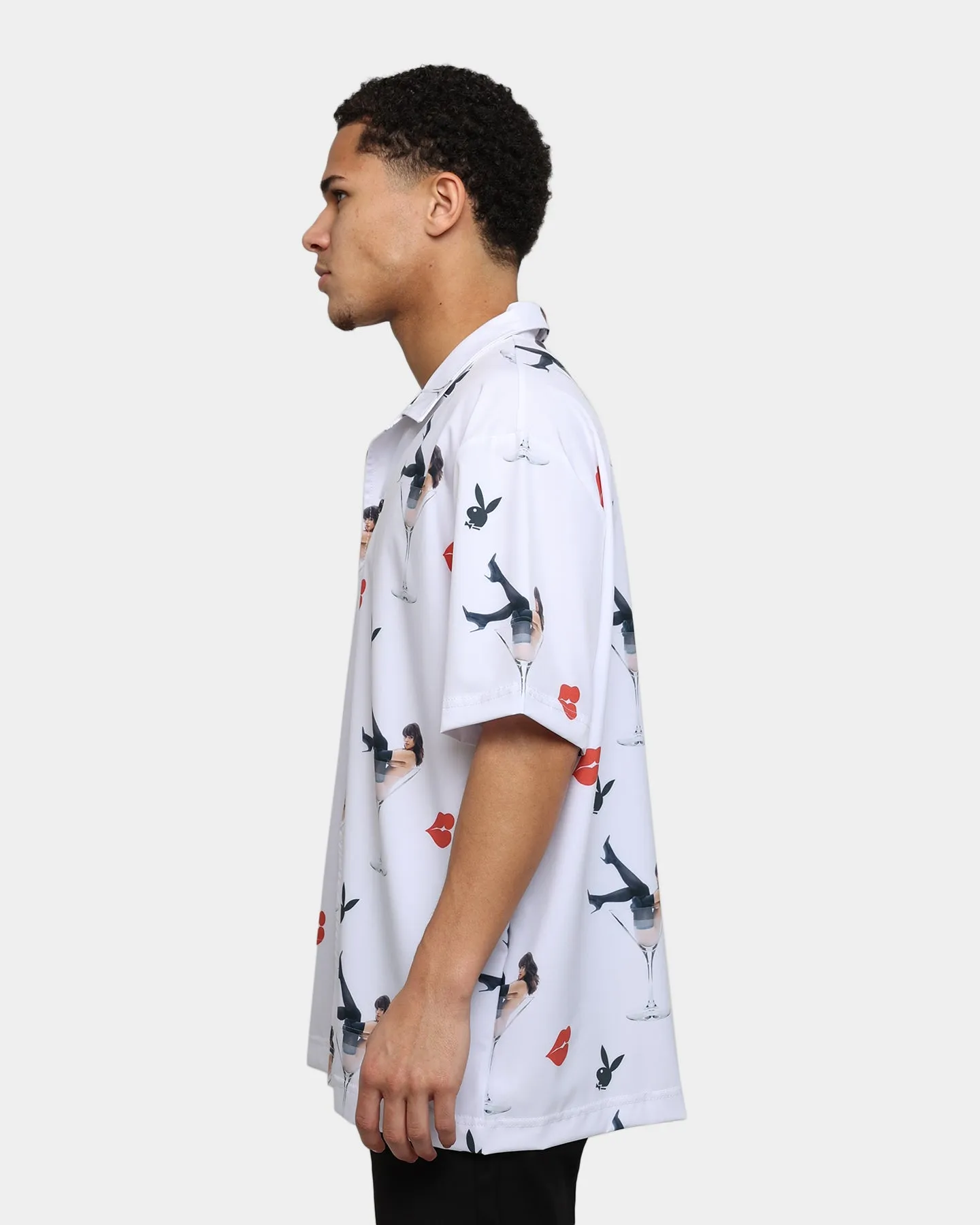 Playboy By CK Cocktail Party Shirt White