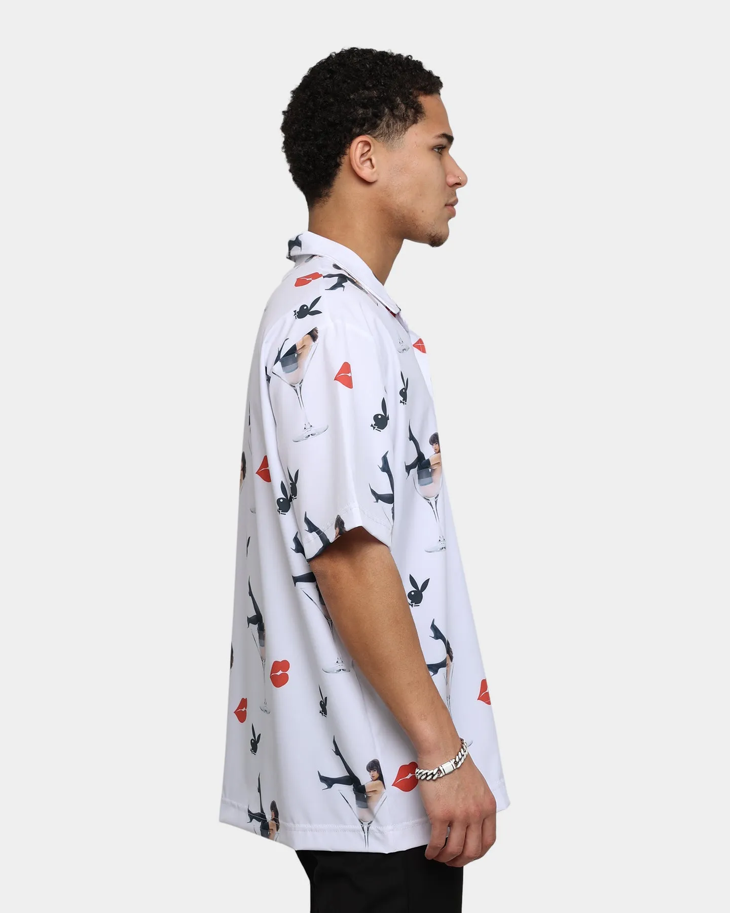 Playboy By CK Cocktail Party Shirt White