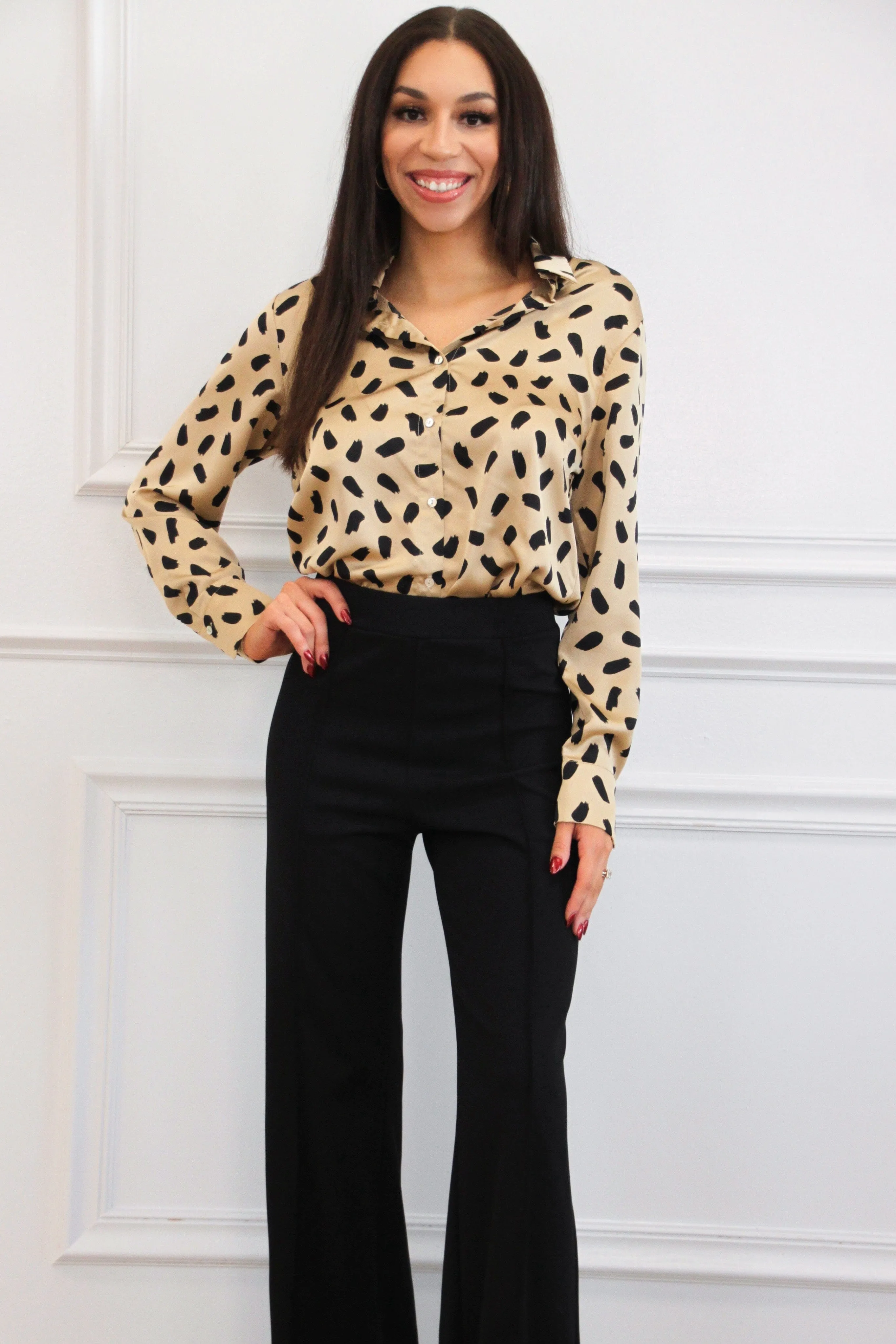 Refined Moment High Waisted Pants: Black