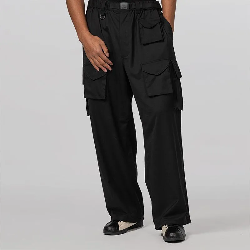 Refined Woven Cargo Pant - Black