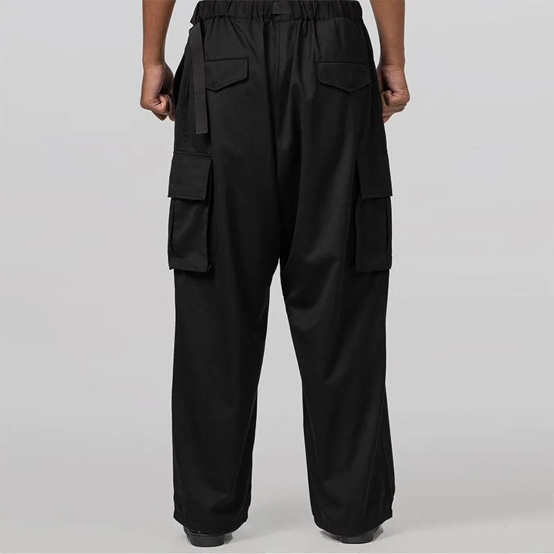 Refined Woven Cargo Pant - Black