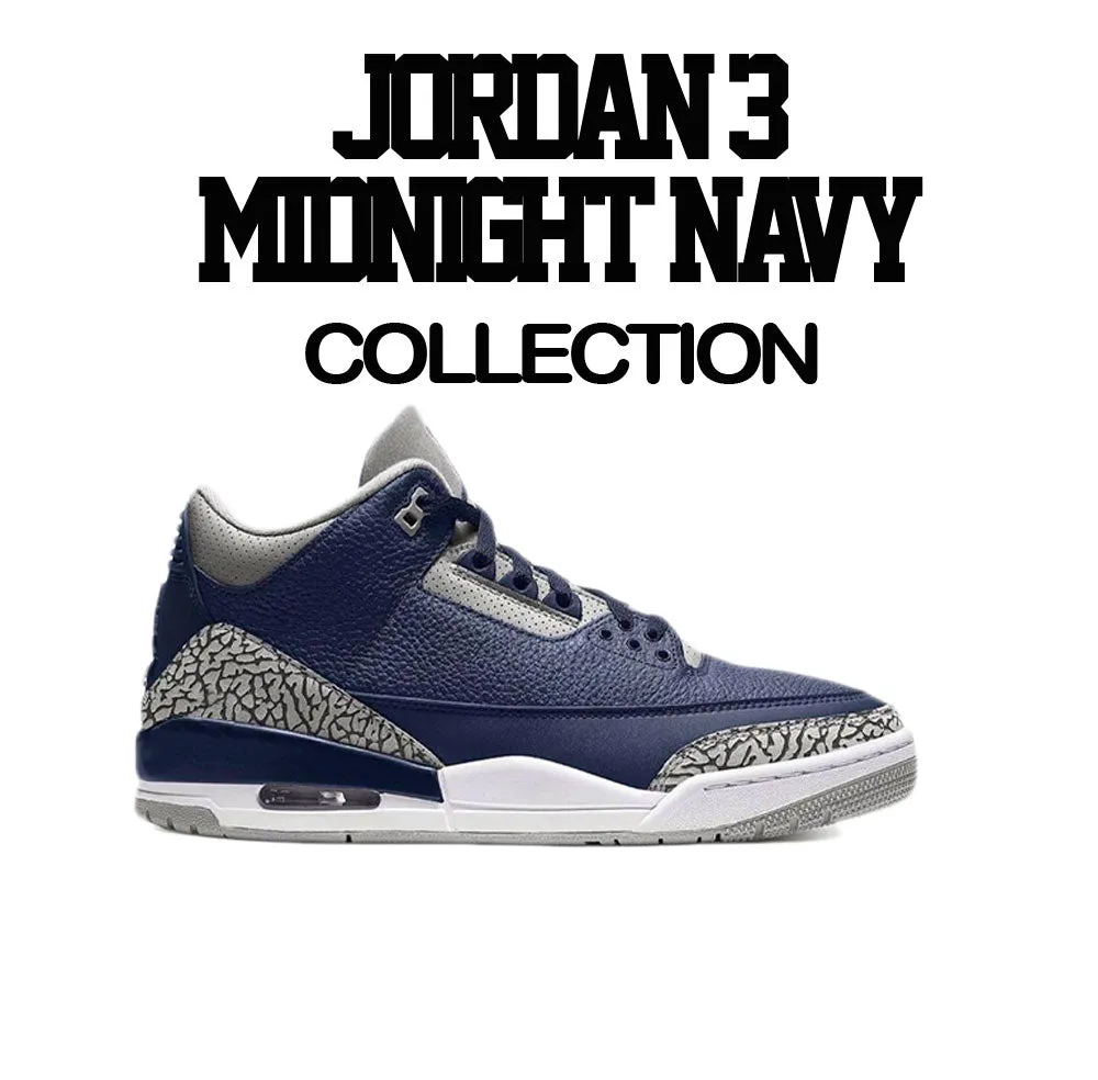 Retro 3 Midnight Navy Fresh Since Shirt