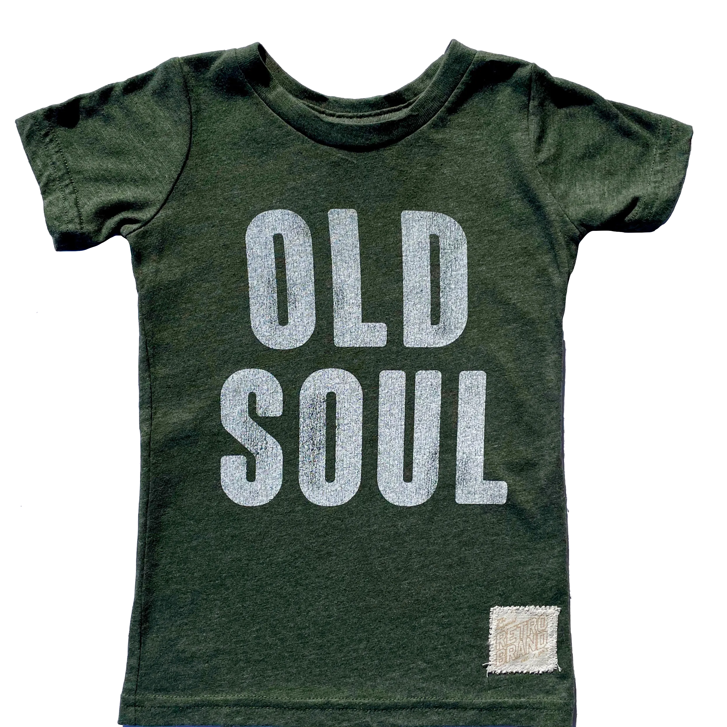 Retro Brand - Old Soul Slim Tee in Forest