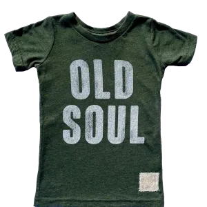 Retro Brand - Old Soul Slim Tee in Forest