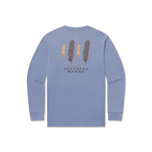 SEAWASH™ Tee - Waterfowl Feathers - Long Sleeve
