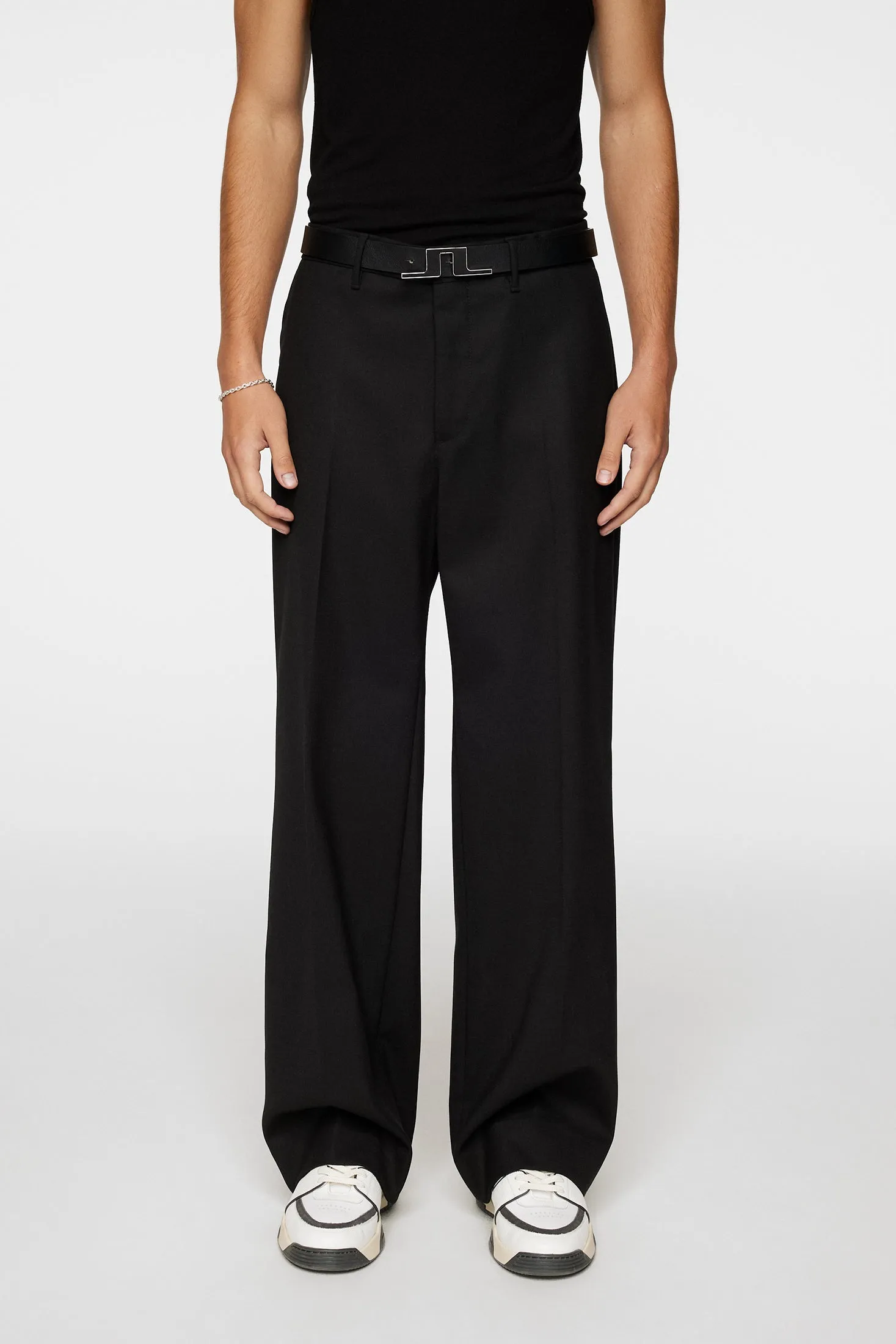 Sonny Wide Dinner Pants / Black
