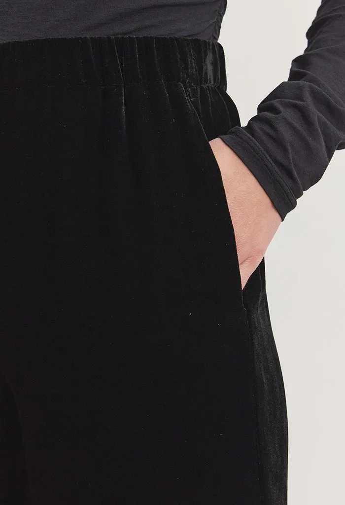 Sorine Velvet Pants - Black