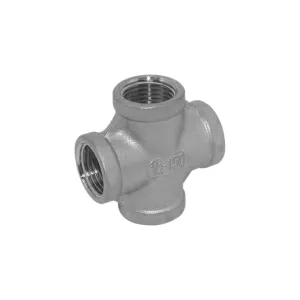 Stainless Steel Cross - 1/2" Female NPT
