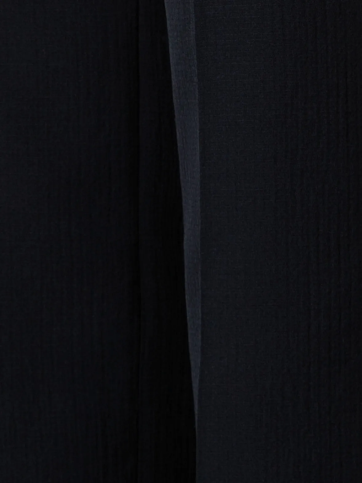 Straight Cotton Silk Double-Face Pants