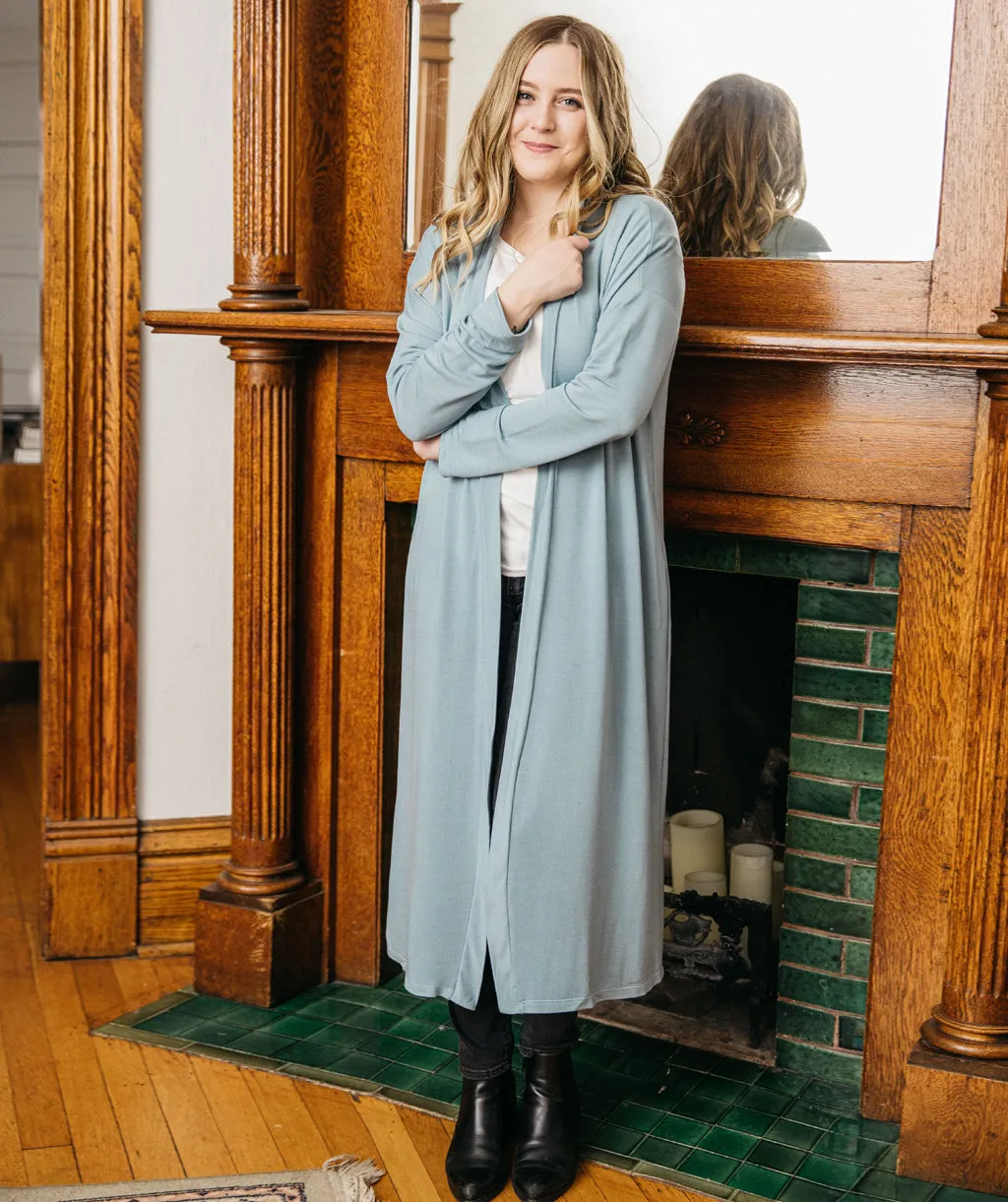 STROLL duster in Light Blue<br/>(Less than perfect)