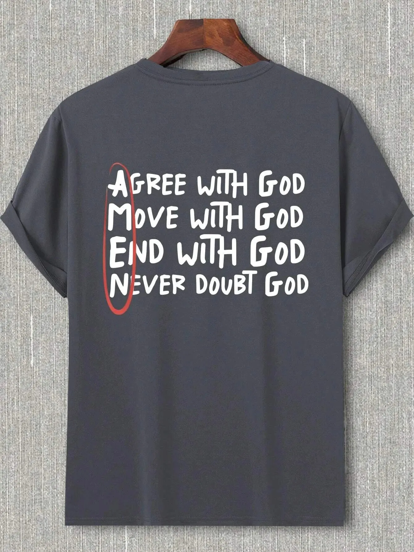 SXV  'Amen’ Printed Cool Aesthetic Oversized Baggy T-shirt