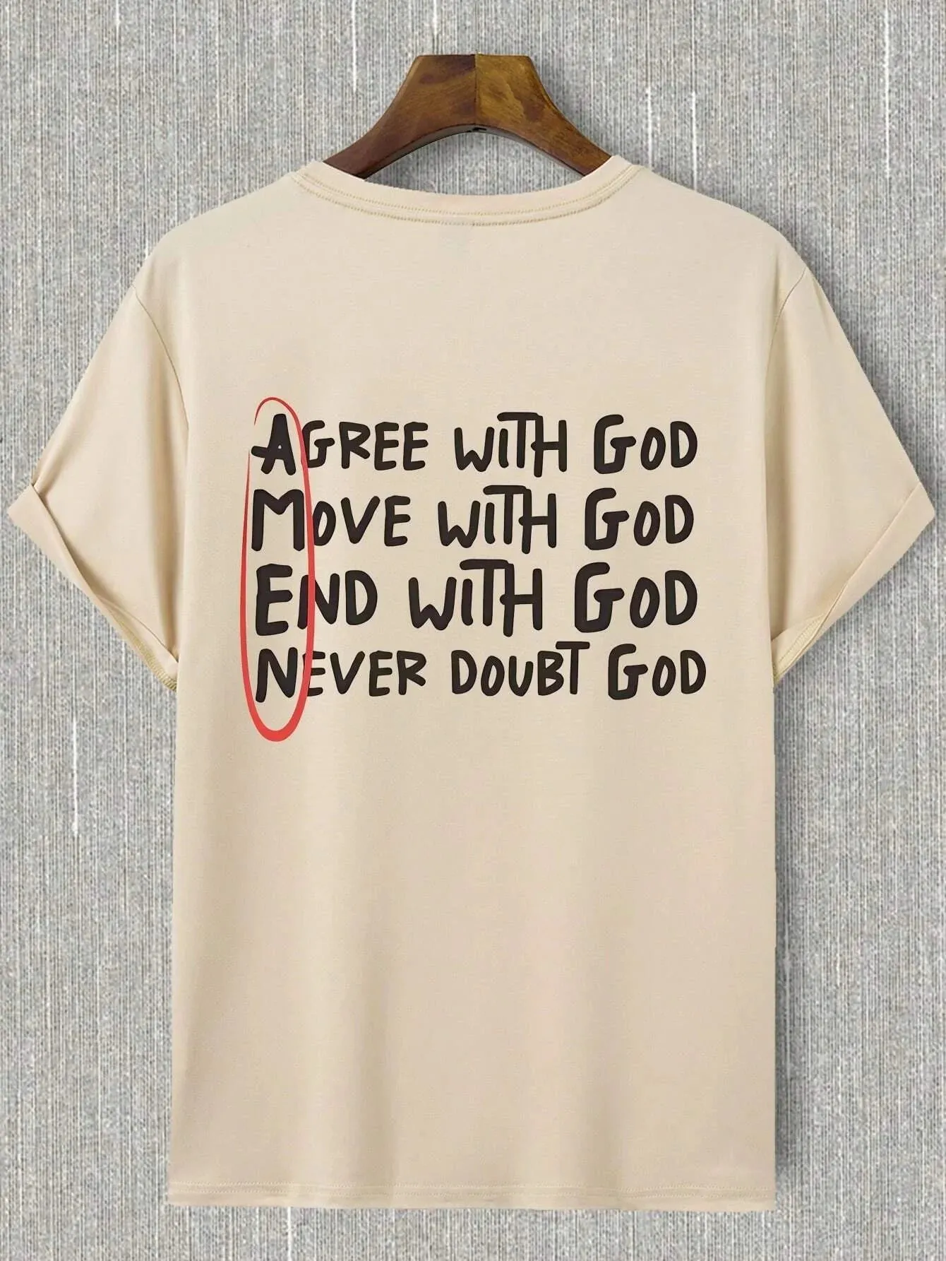 SXV  'Amen’ Printed Cool Aesthetic Oversized Baggy T-shirt