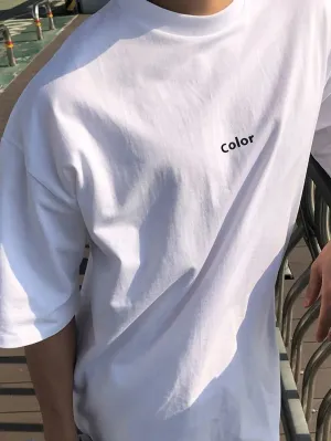 SXV  'Color’ Printed Cool Aesthetic Oversized T-shirt