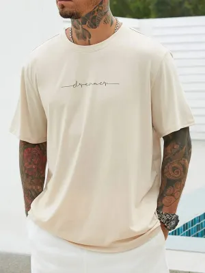 SXV  'Dreamer’ Printed Cool Aesthetic Oversized T-shirt