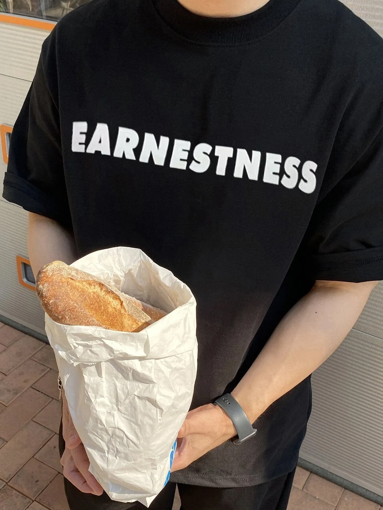 SXV  'Earnestness’ Printed Cool Aesthetic Oversized T-shirt
