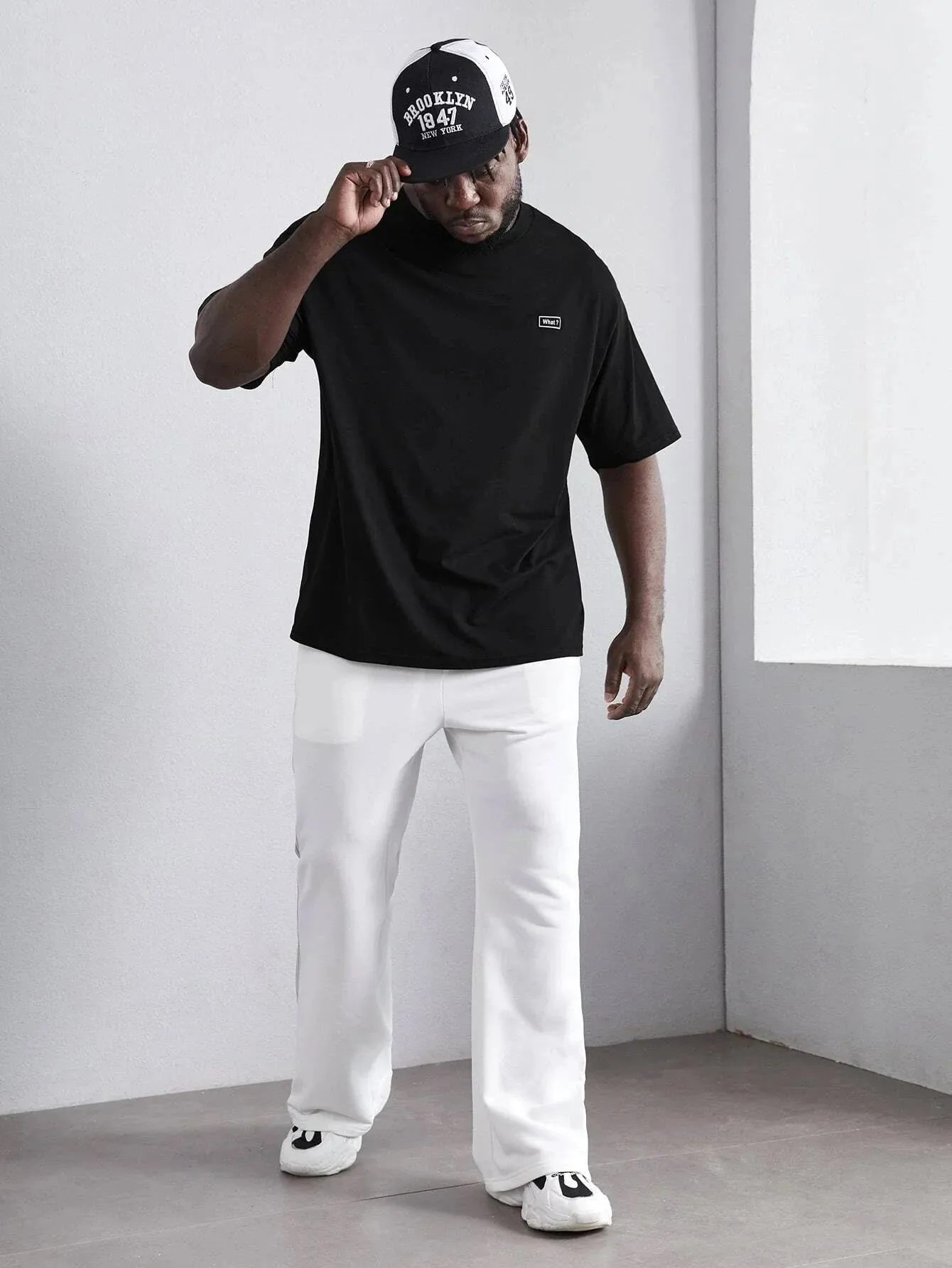 SXV  'I Don't Care’ Printed Cool Aesthetic Oversized T-shirt