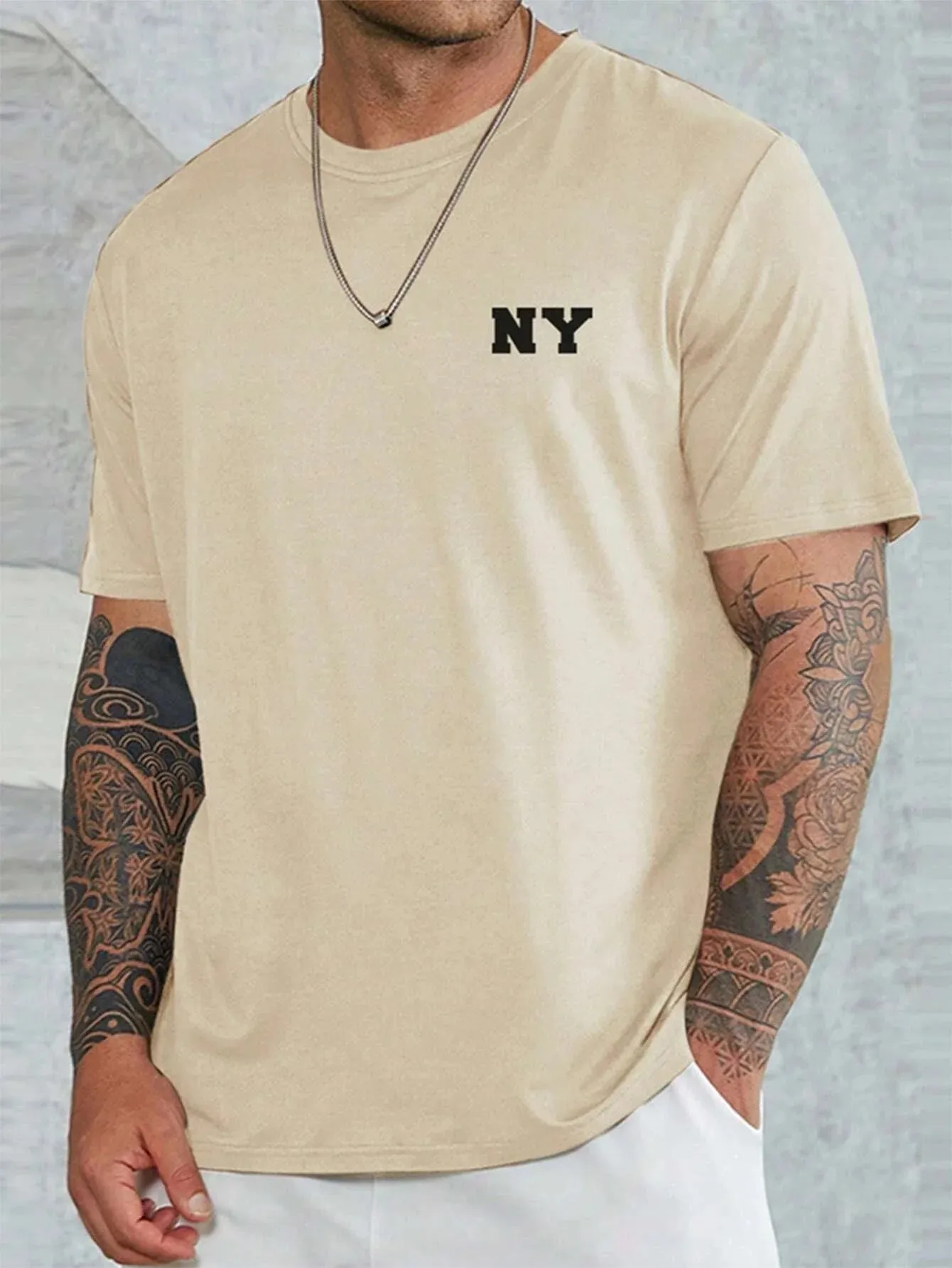 SXV  'NY’ Printed Cool Aesthetic Oversized T-shirt