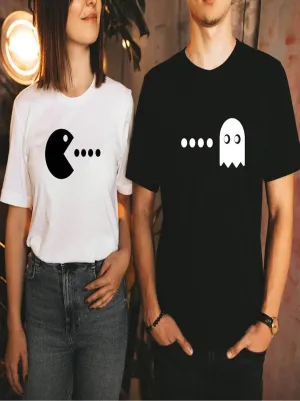 SXV  'Packman’ Printed Cool Aesthetic Oversized Baggy T-shirt