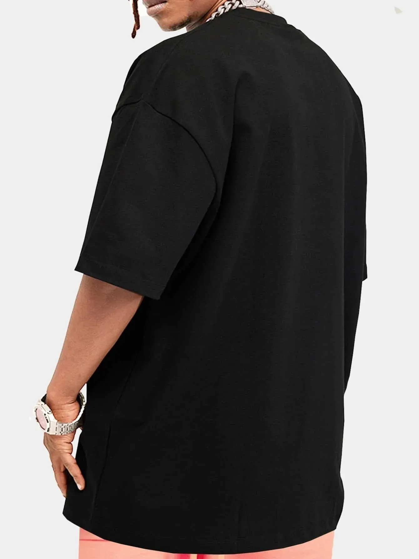 SXV  'World Record’ Printed Cool Aesthetic Oversized T-shirt