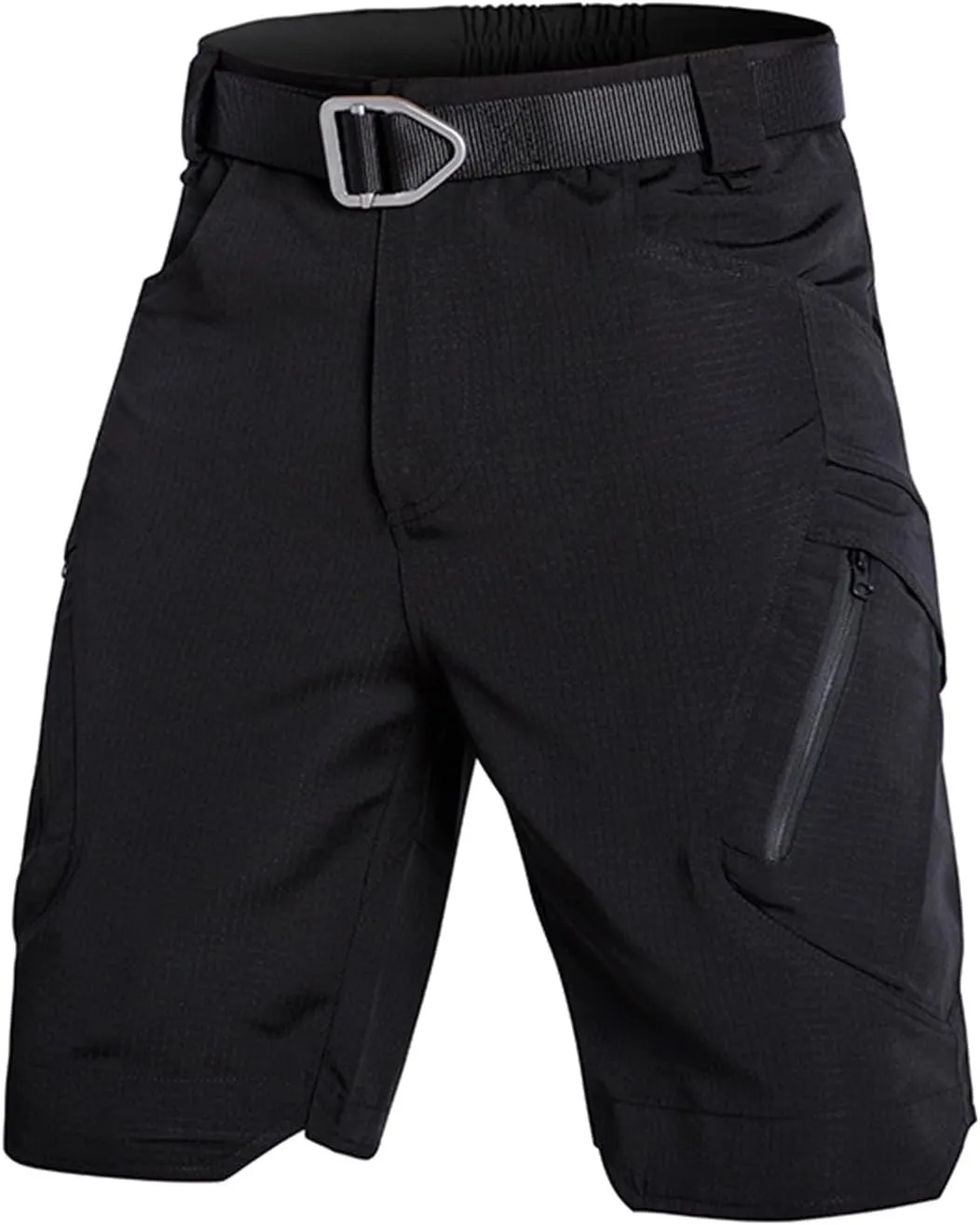 Tactical Shorts for Men Stretch Waterproof Quick Dry Cargo Pants Ripstop Lightweight Camping Hiking Pants with Pockets
