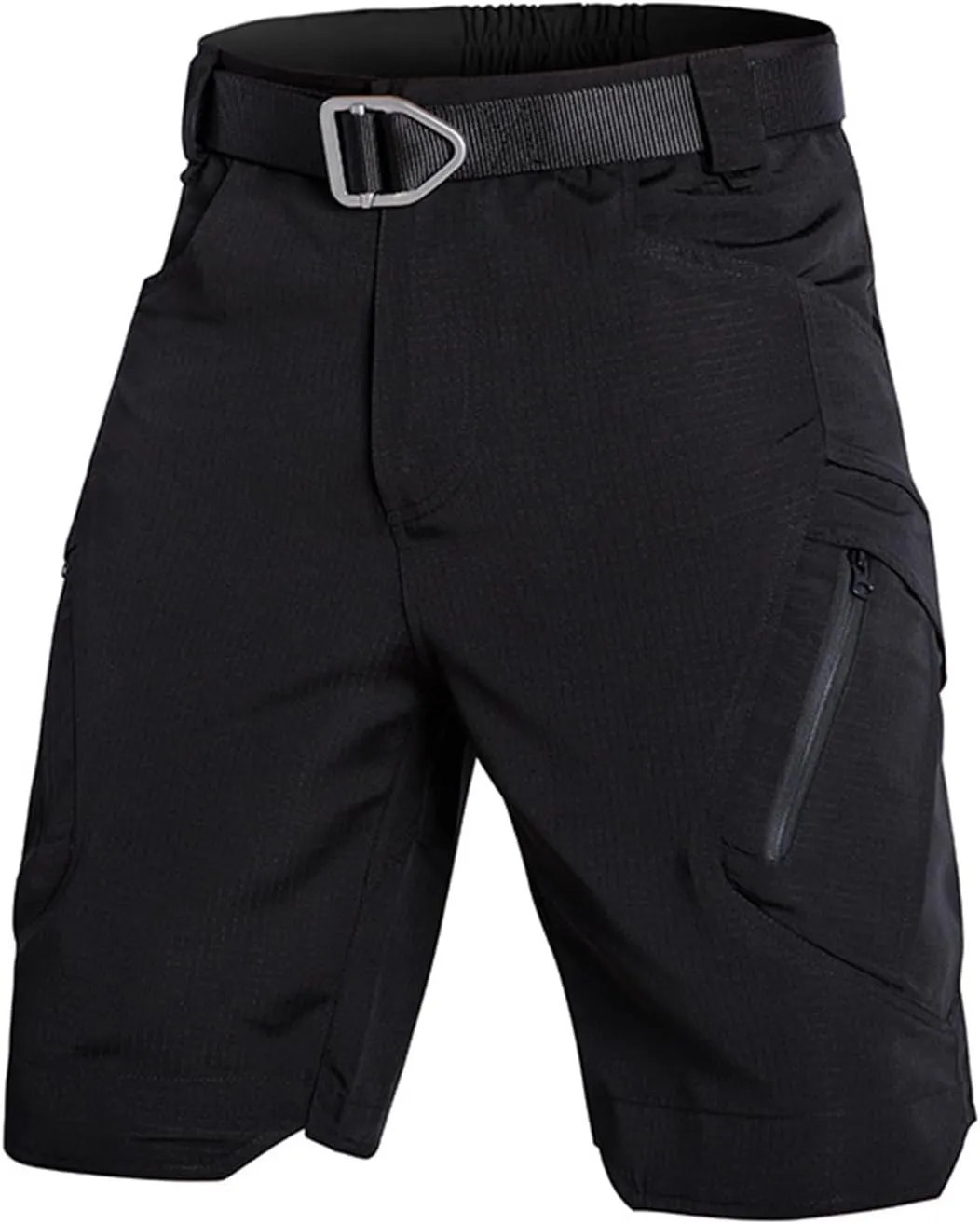 Tactical Shorts for Men Stretch Waterproof Quick Dry Cargo Pants Ripstop Lightweight Camping Hiking Pants with Pockets