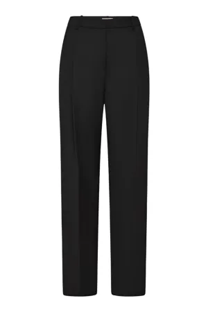 Tailored Pleat Pant - Black
