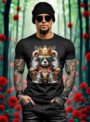 Teddy King Red Art Exclusive T-Shirts | Grooveman Music