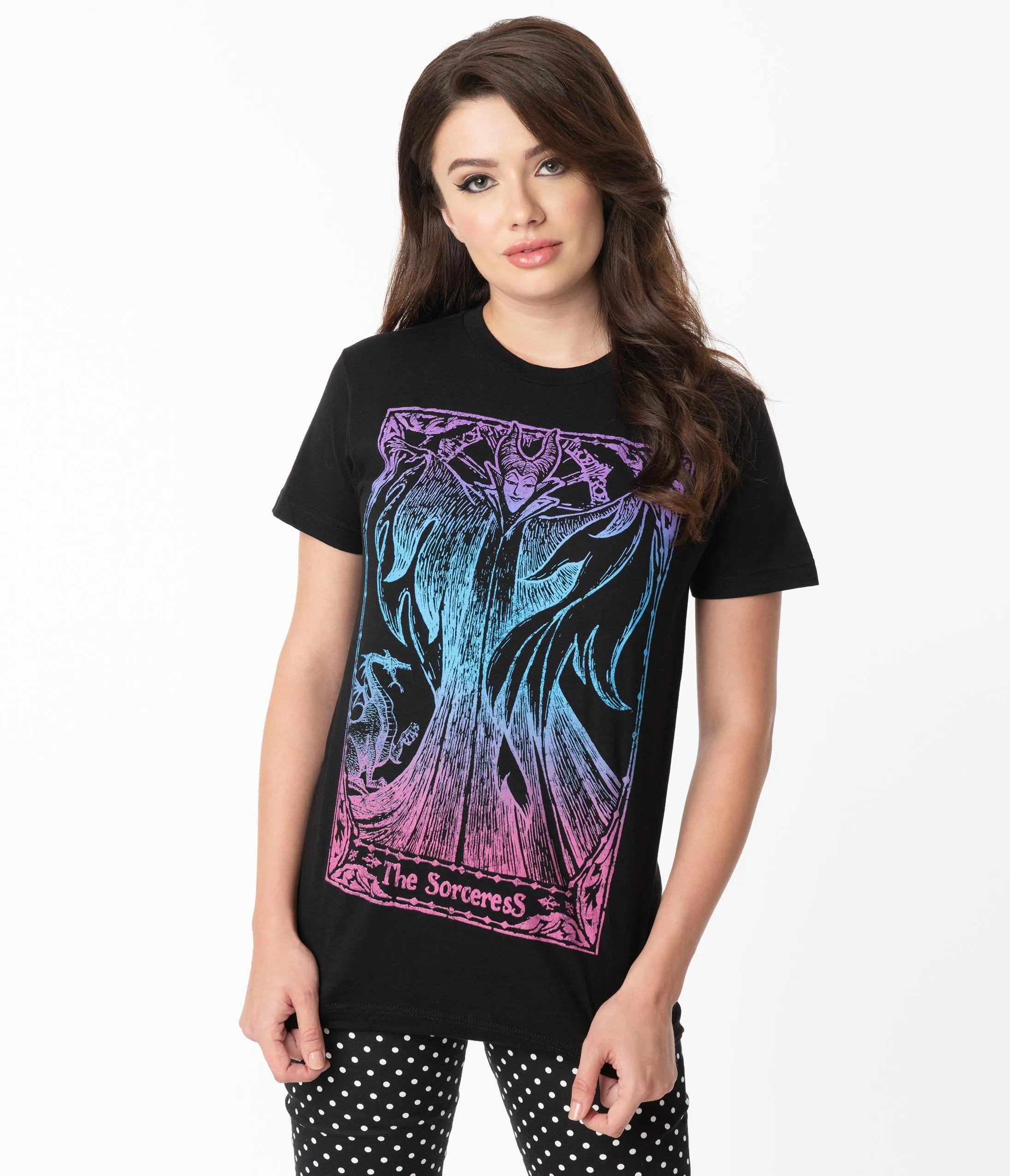 The Sorceress Tarot Card Disney Unisex Tee