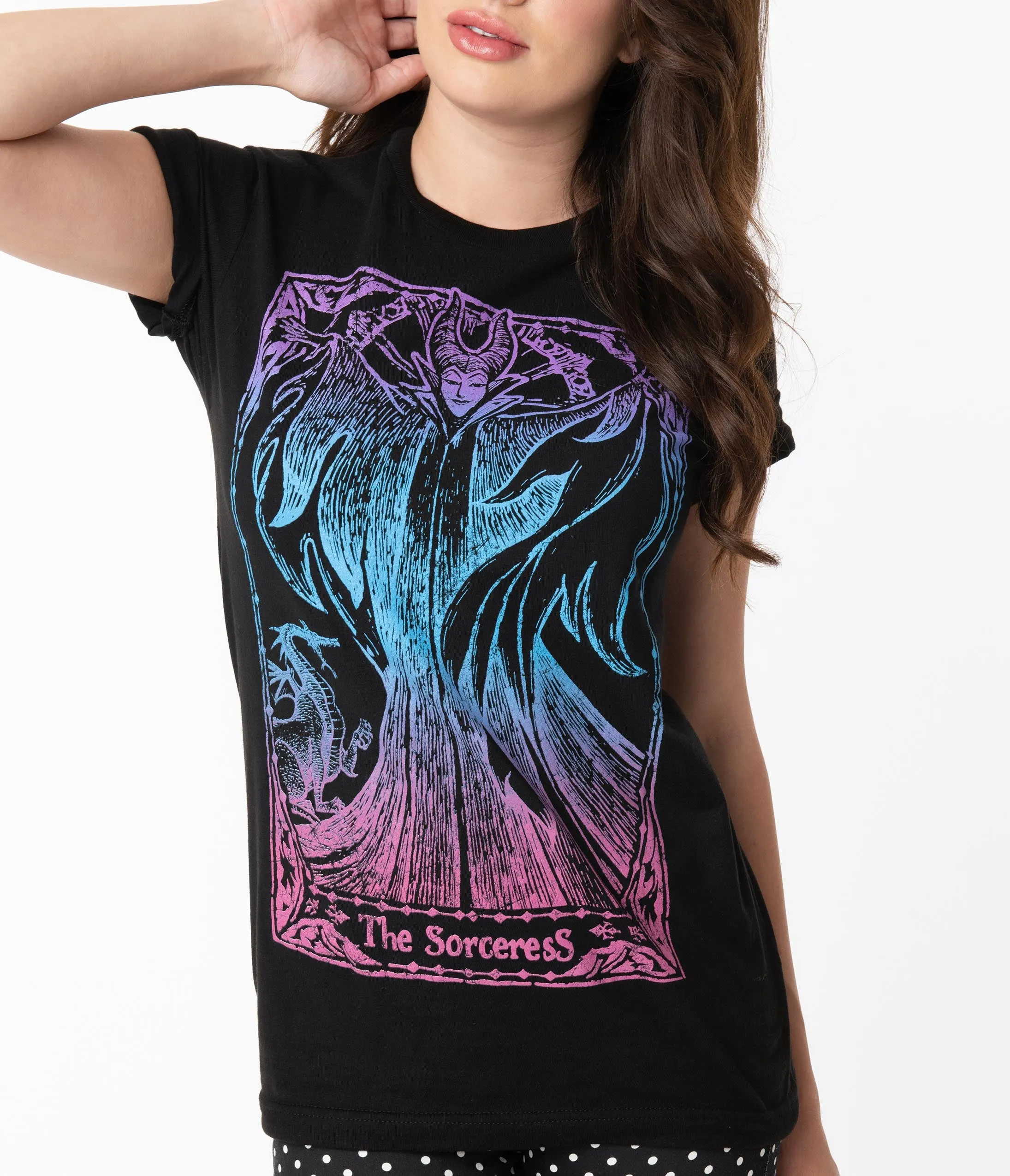 The Sorceress Tarot Card Disney Unisex Tee