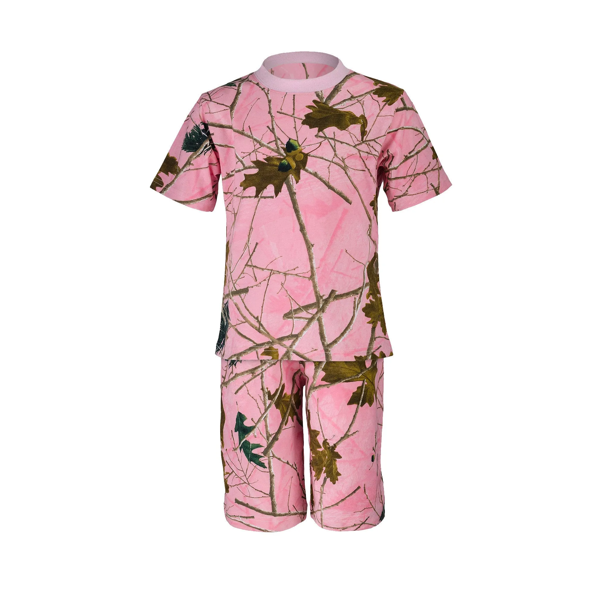 TODDLER CAMO SHORT TEE AND PANTS COMBO