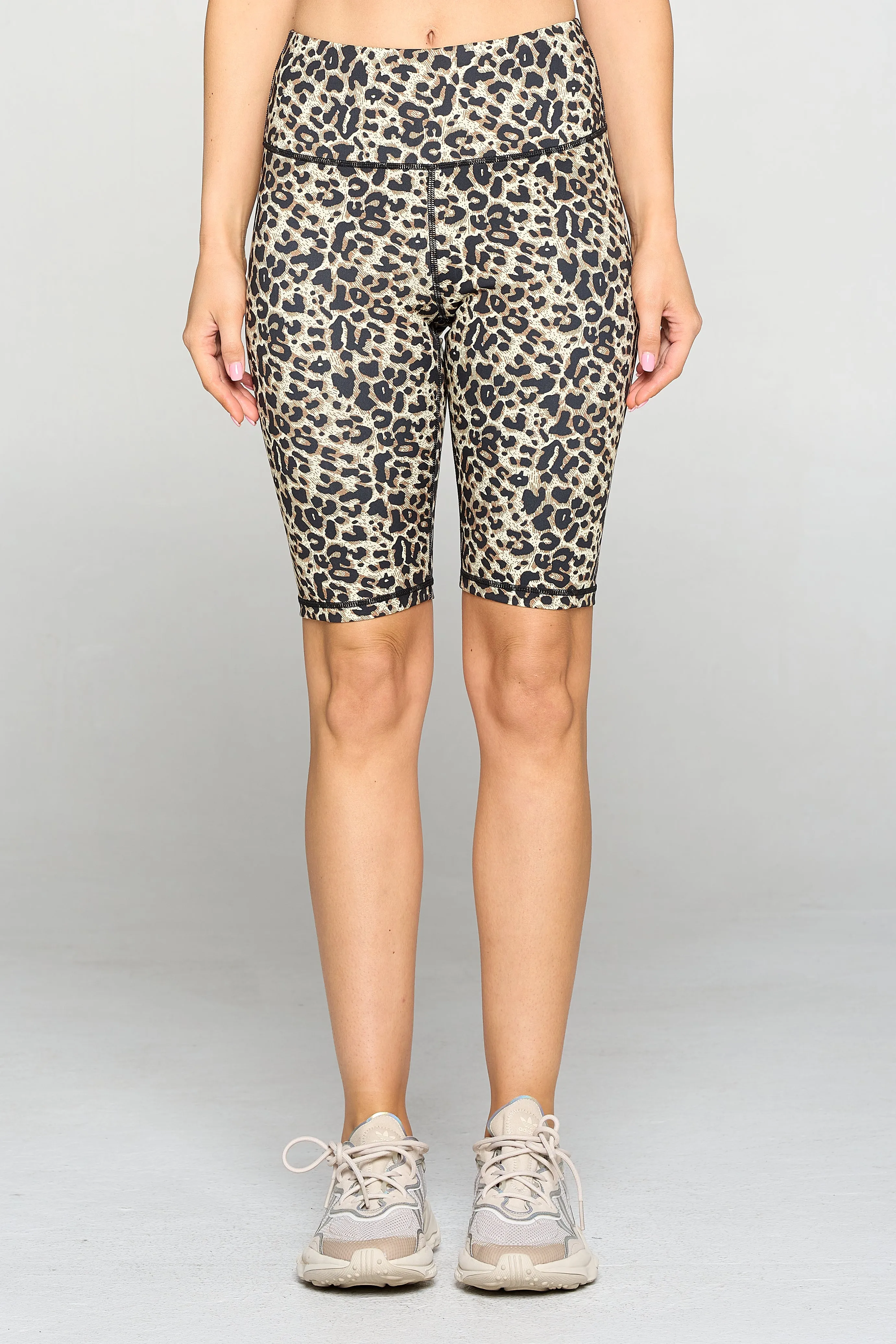 Totally Cheetah Print Active Biker Shorts