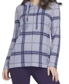 Tribal- Plaid Hooded Top