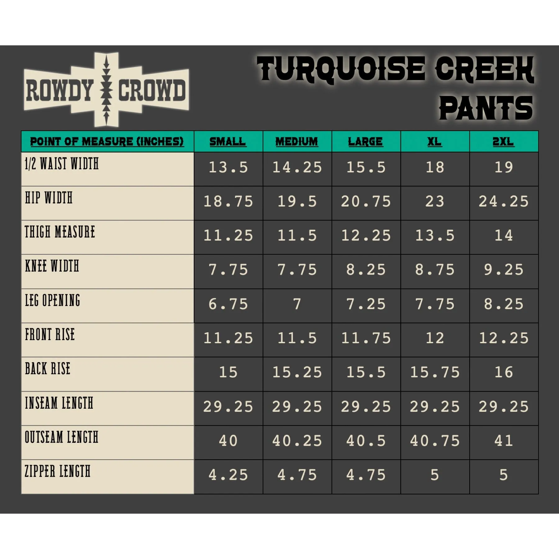 Turquoise Creek Pants