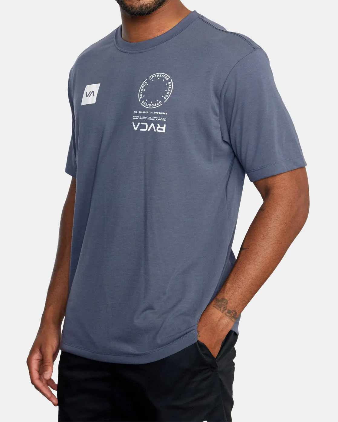 VA Mark Drirelease® Tee - Ombre Blue