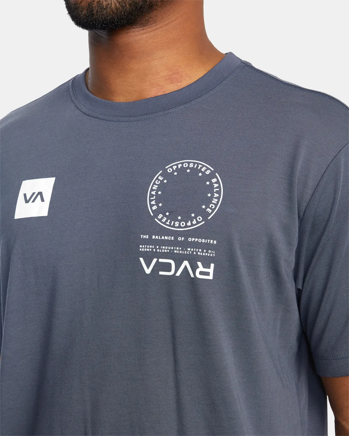 VA Mark Drirelease® Tee - Ombre Blue