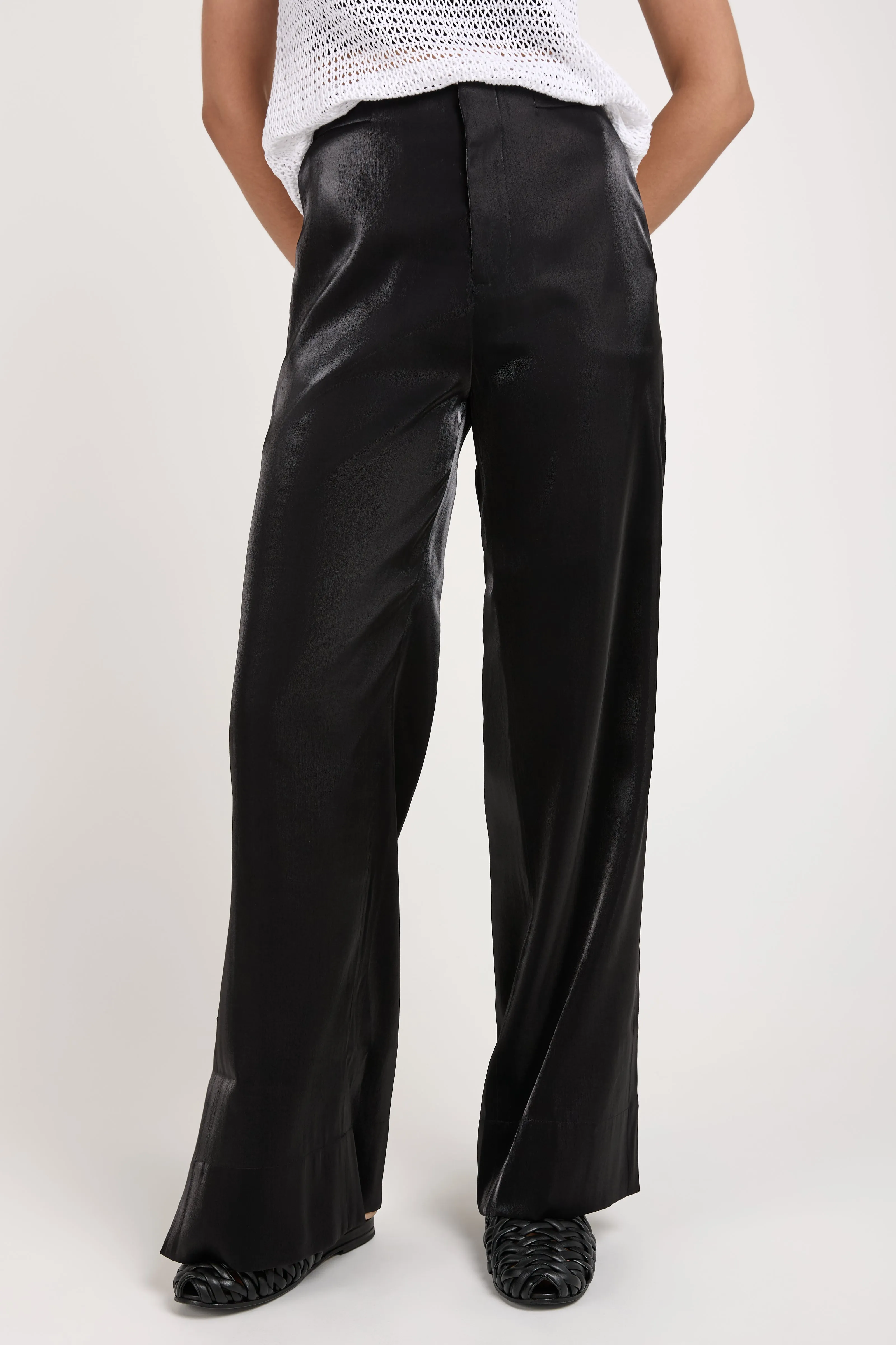 Vapor Viscose Pant in Black
