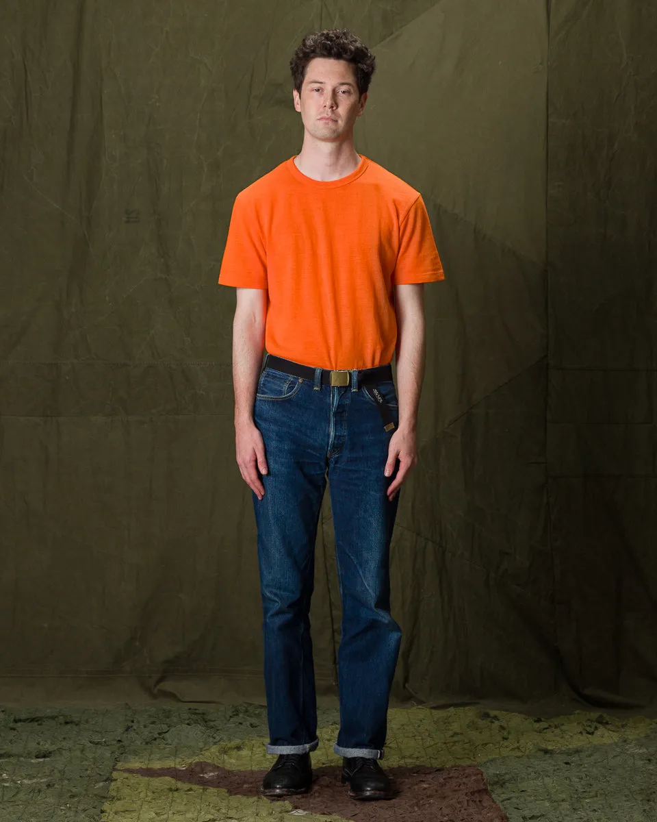 Wakayama Special Loopwheel Tee - Satsuma Orange