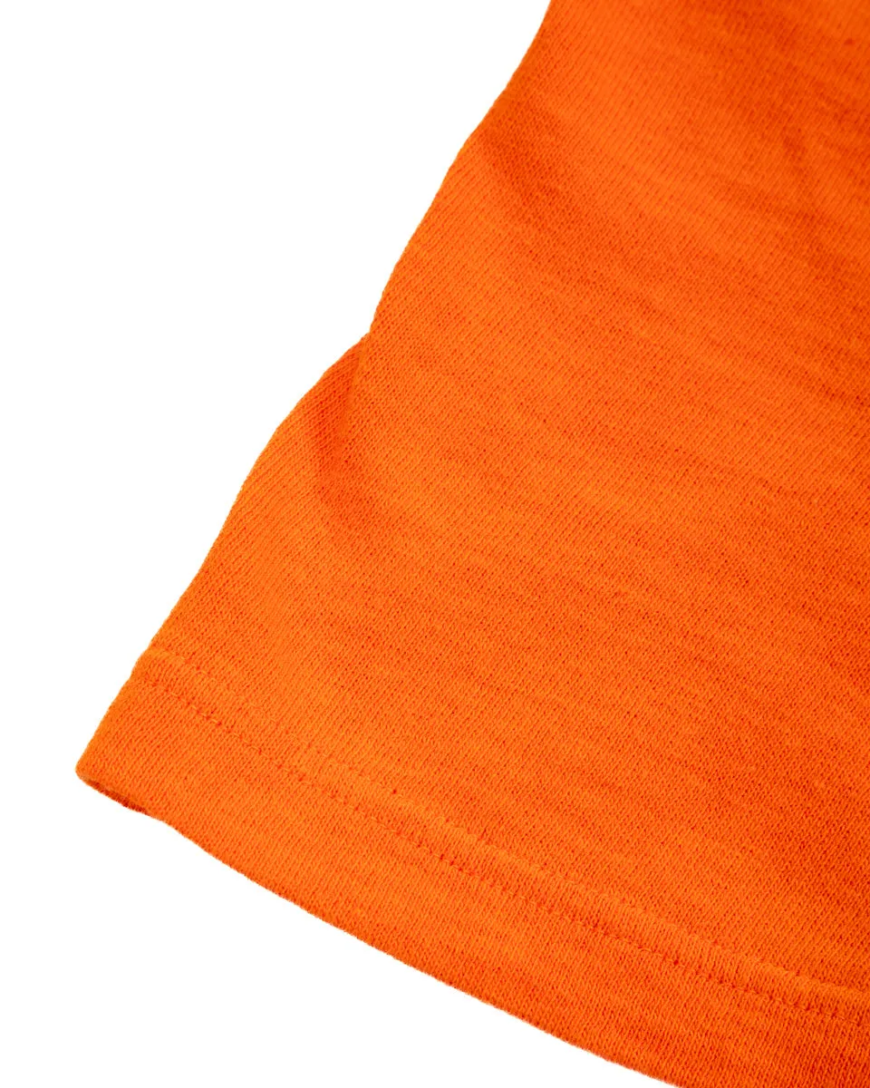 Wakayama Special Loopwheel Tee - Satsuma Orange