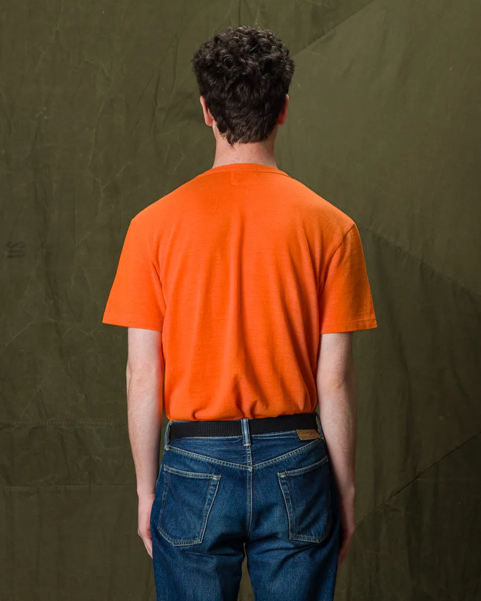 Wakayama Special Loopwheel Tee - Satsuma Orange