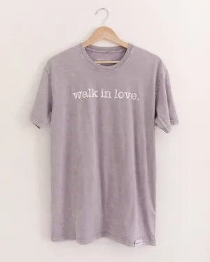 walk in love. Original Orchid Stone Washed Tee