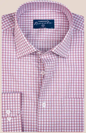 White Shadow Twill Check Shirt