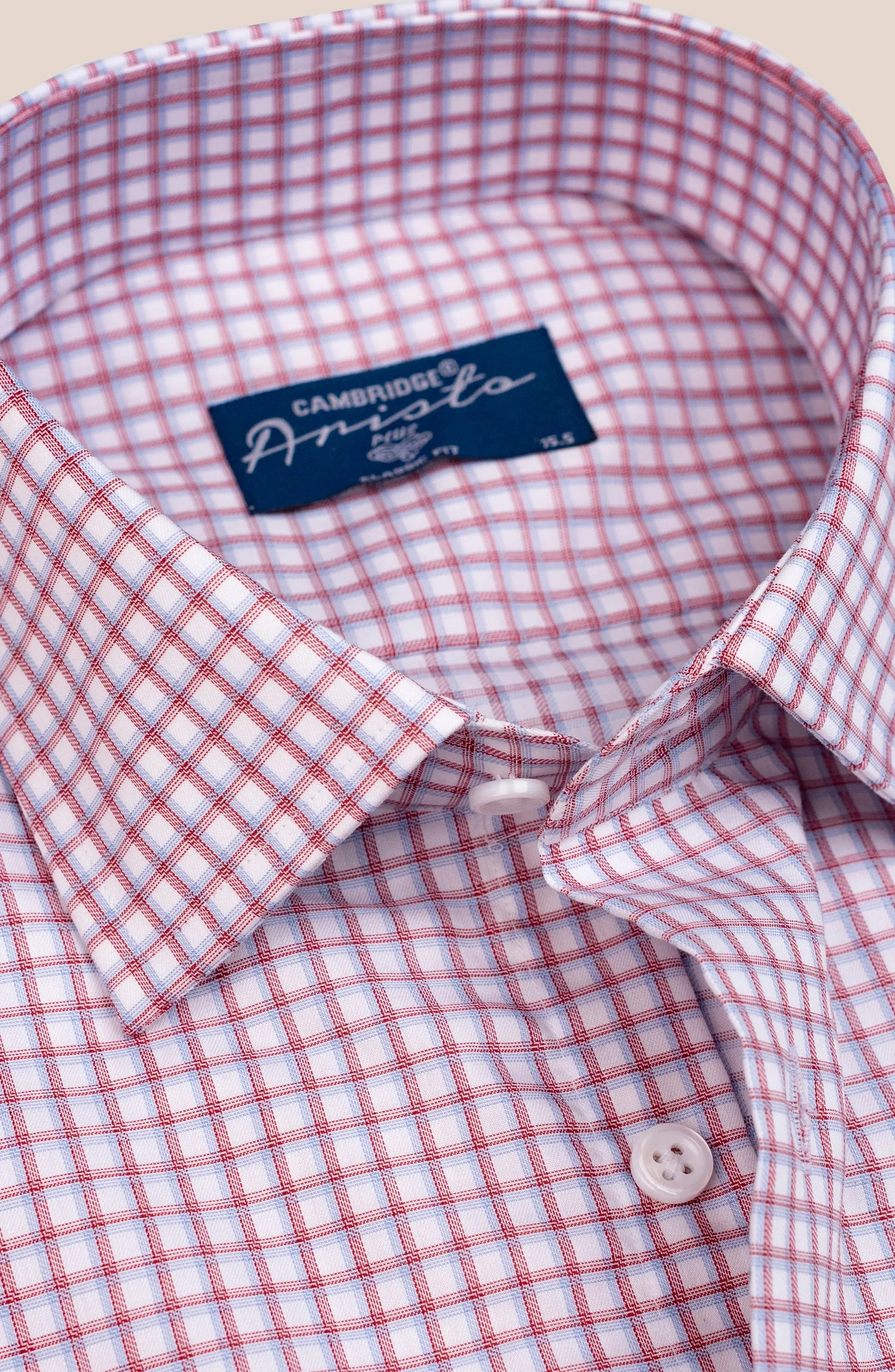 White Shadow Twill Check Shirt