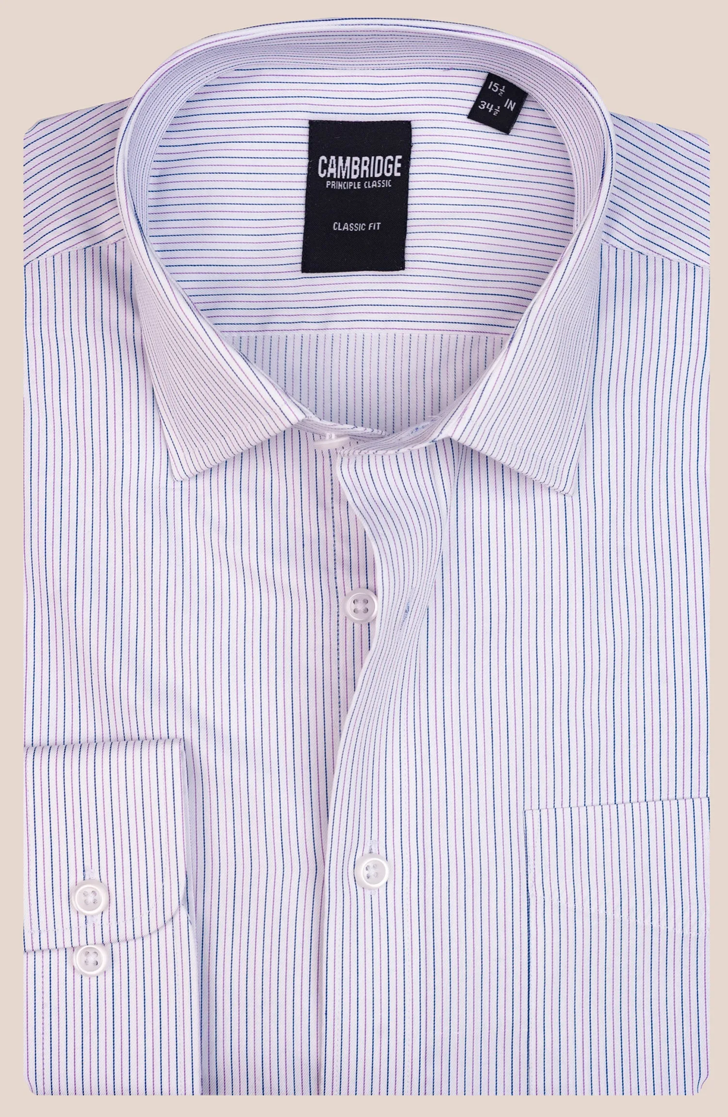 White Stripe Cotton Shirt