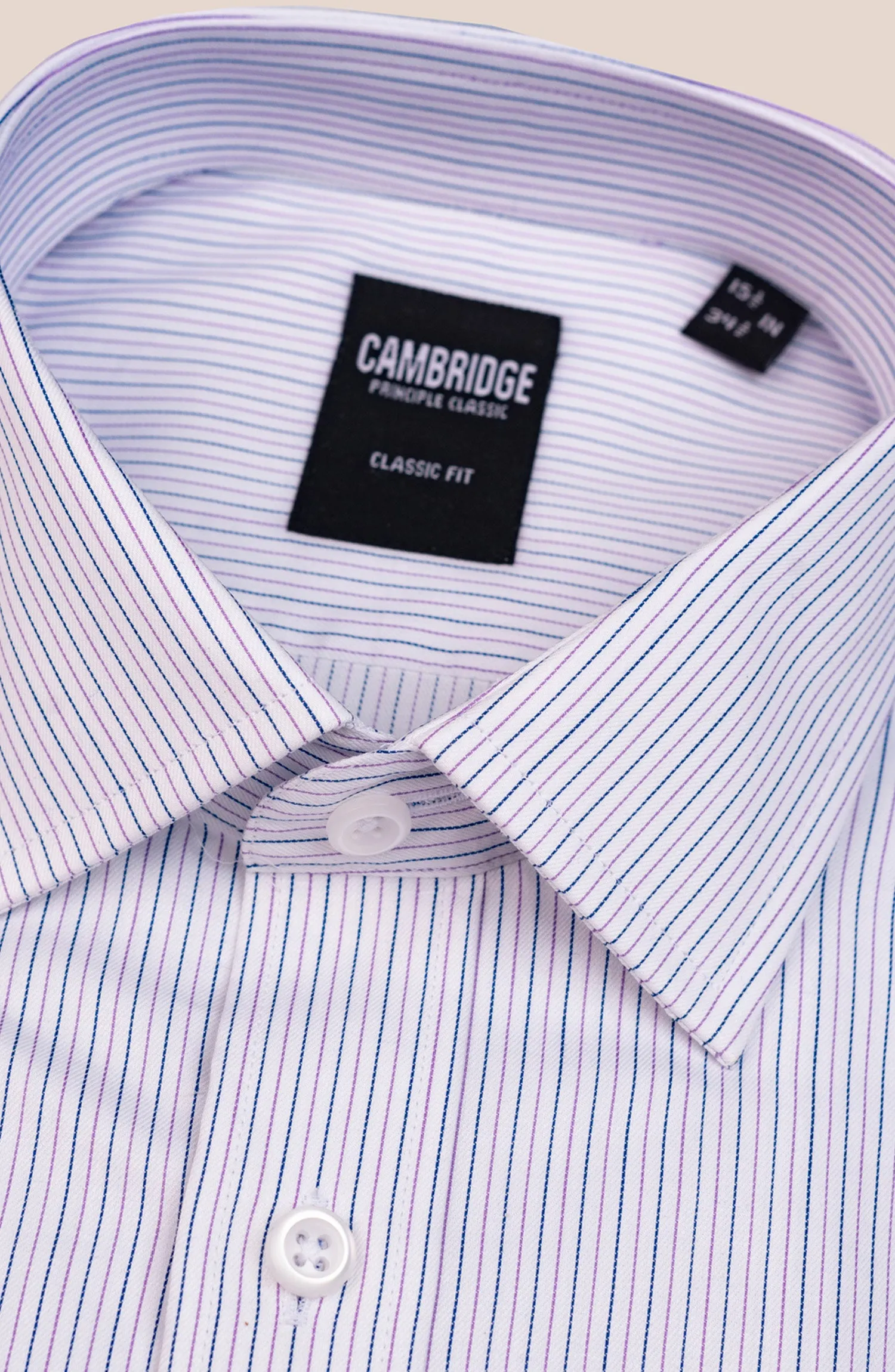 White Stripe Cotton Shirt